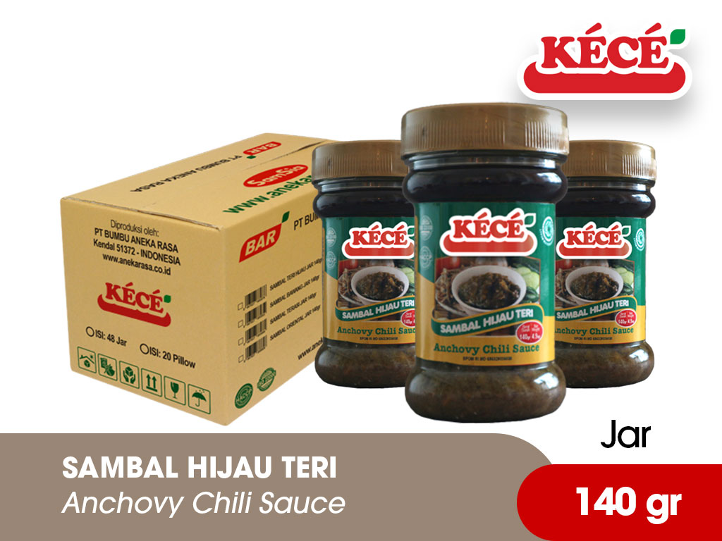 Sambal Hijau Teri KECE Jar 140 gr