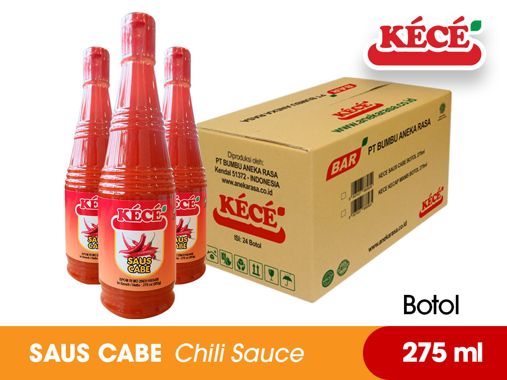 Saus Cabe KECE Botol 275 ml